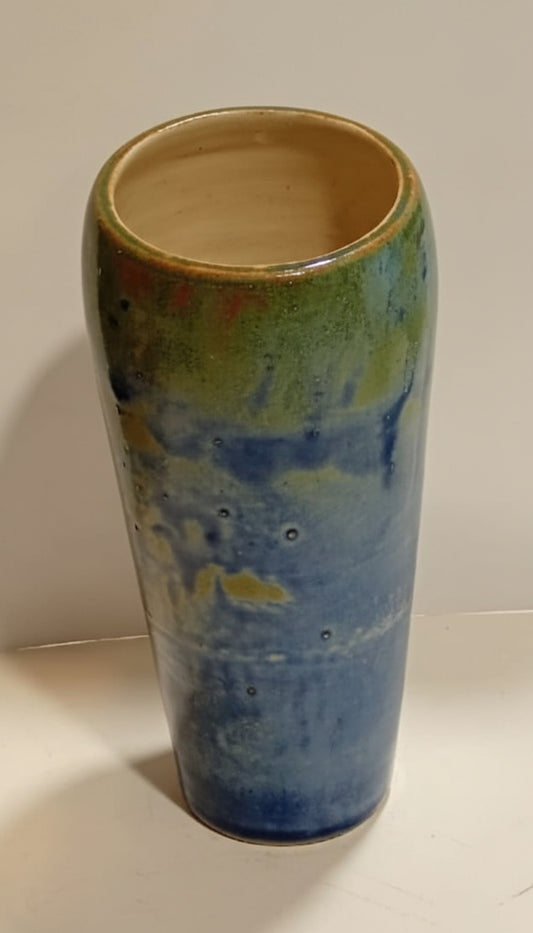 Floreiro em Cerâmica Grés – Azulino