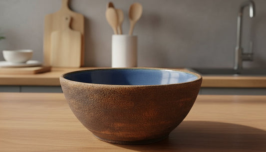 Tigela em Cerâmica Grés azulino