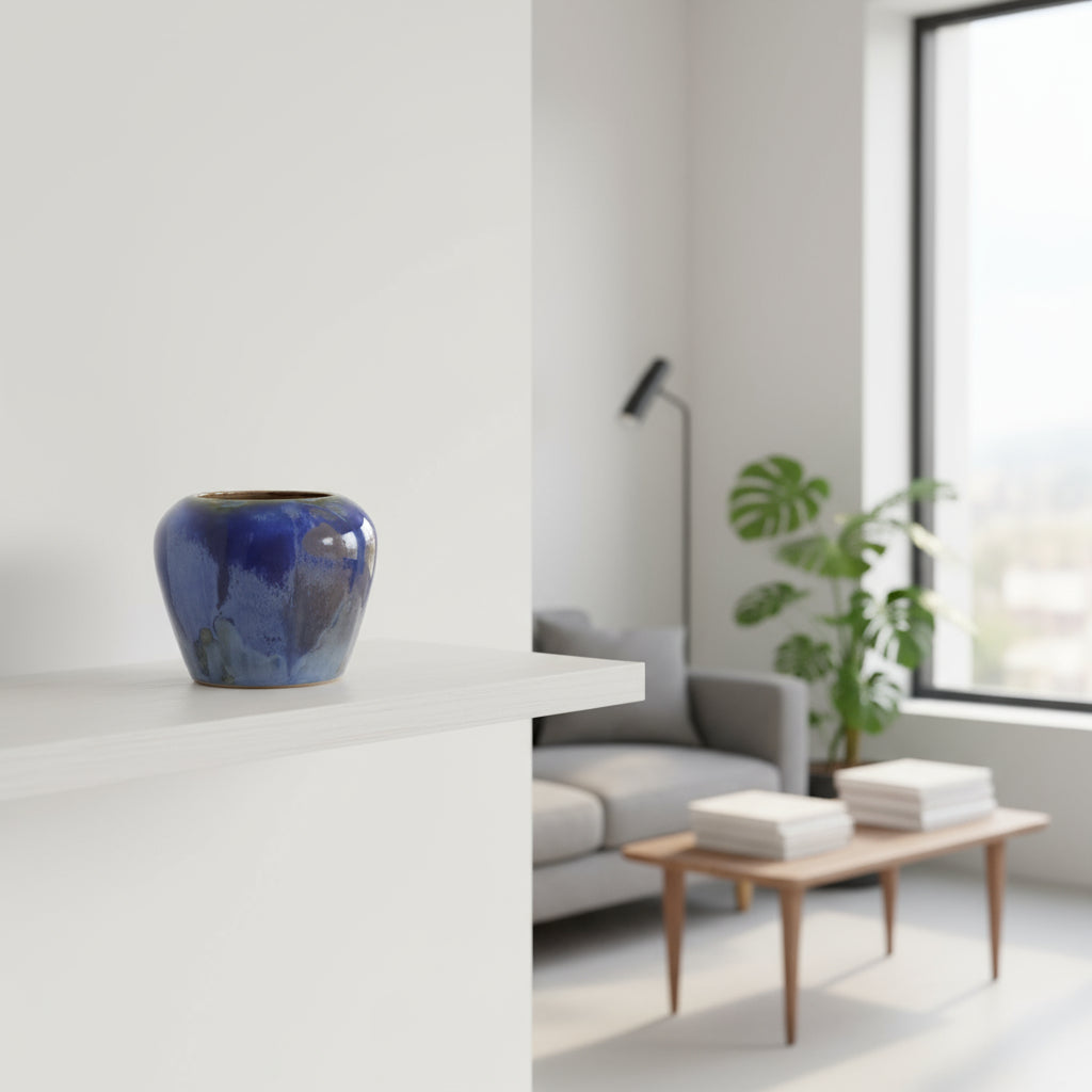 Peça Decorativa em Argila Grés – Esmalte em Superposição