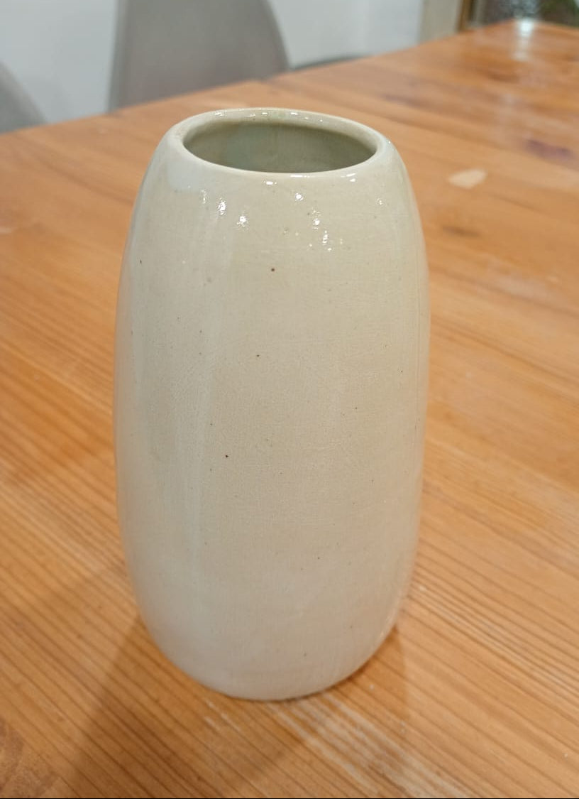 Vaso Pequeno em Grés com Vidrado Transparente