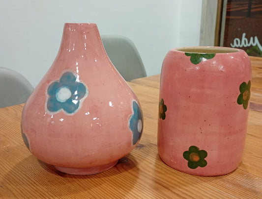 Peça Decorativa em Cerâmica Grés Feita na Roda de Oleiro