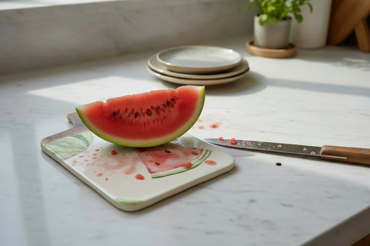 Tábuas Decorativas de Cozinha em Cerâmica – Técnica de Majólica