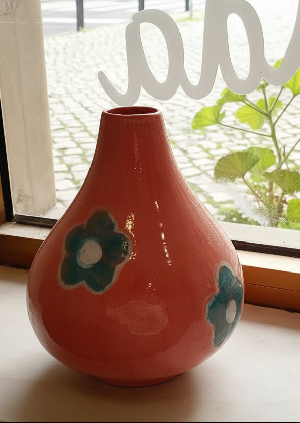 Peça Decorativa em Cerâmica Grés Feita na Roda de Oleiro